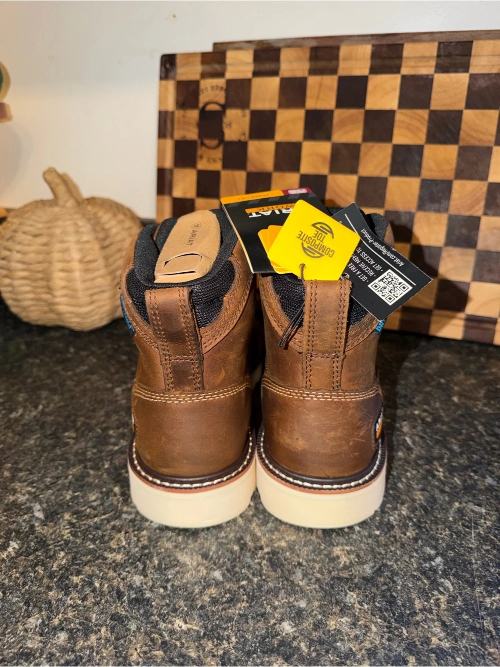 Ariat Men’s 7.5 Rebar Lift Waterproof Composite Toe Work Boots